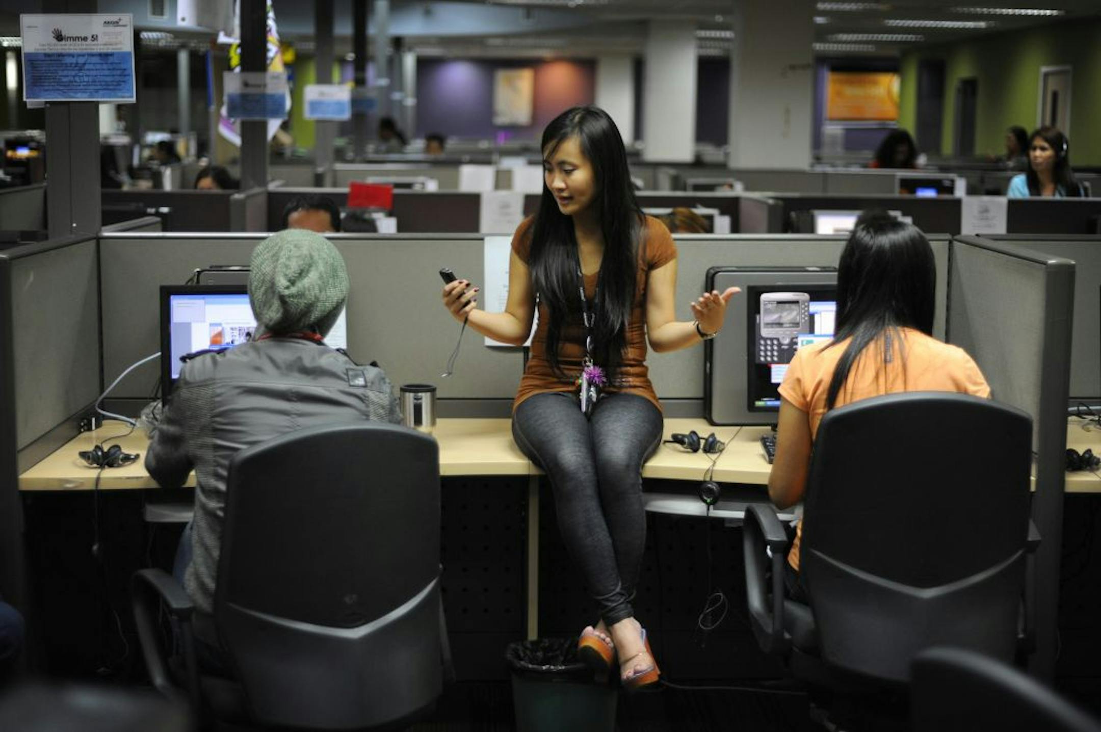 Proper office etiquette can go a long way toward making a positive work environment. Sitting on someone else's desk? Uh, probably not.