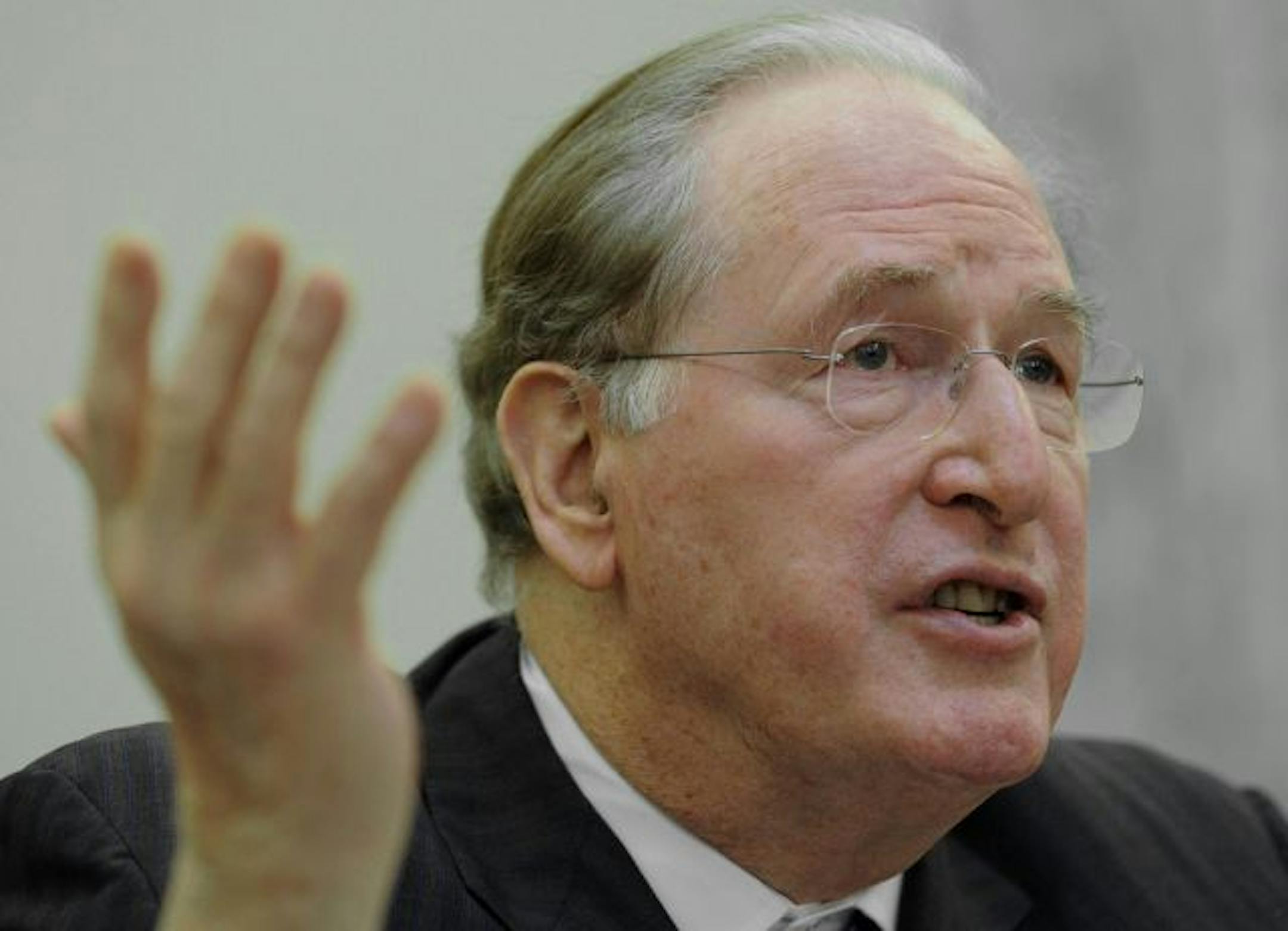 In this Jan. 21, 2009 file photo, Sen. Jay Rockefeller, D-W.Va., speaks during a hearing on Capitol Hill in Washington