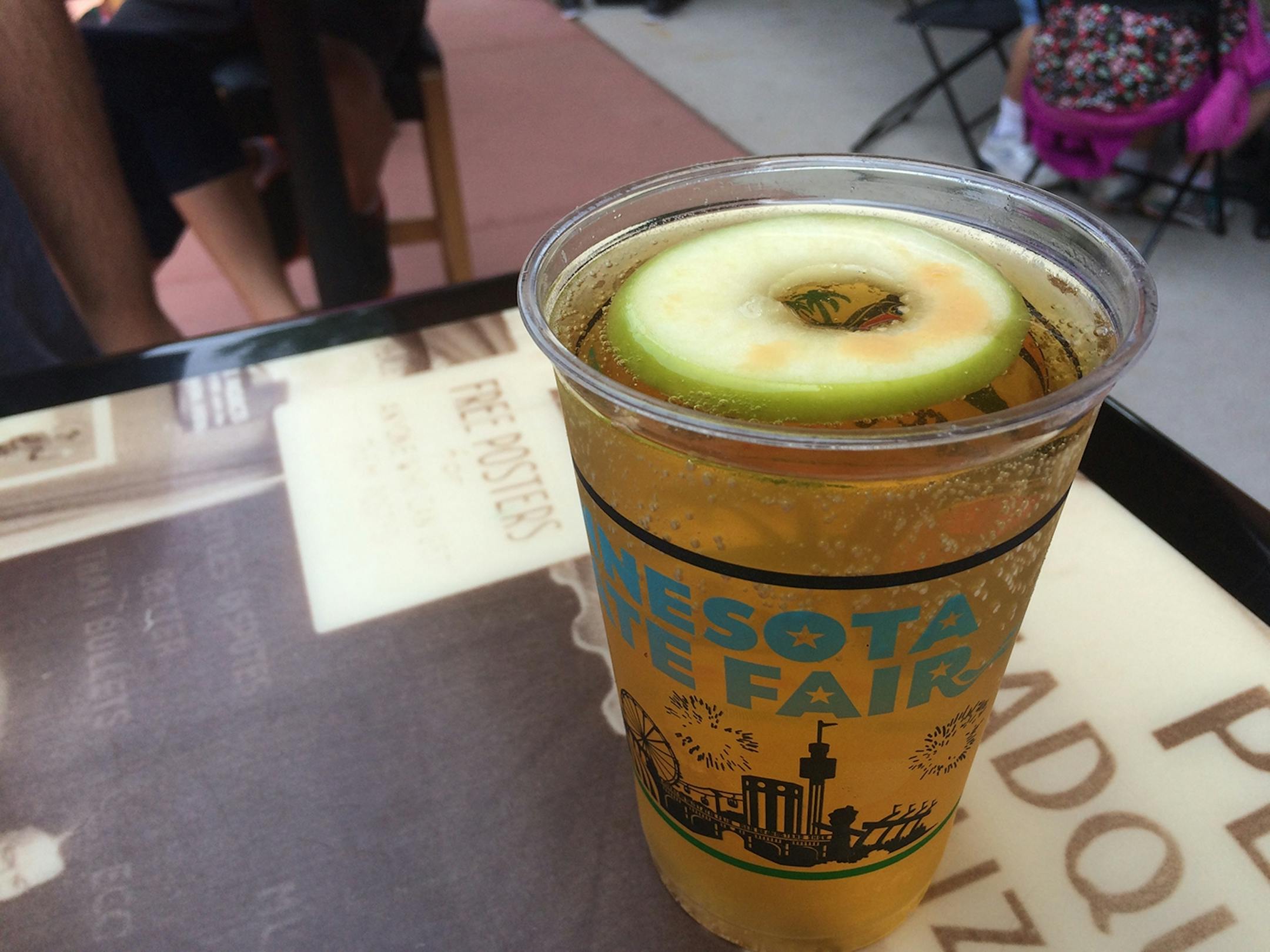 Rick Nelson, Star Tribune Minnesota State Fair 2016: New food Caramel Apple Cider at Giggles' Campfire Grill