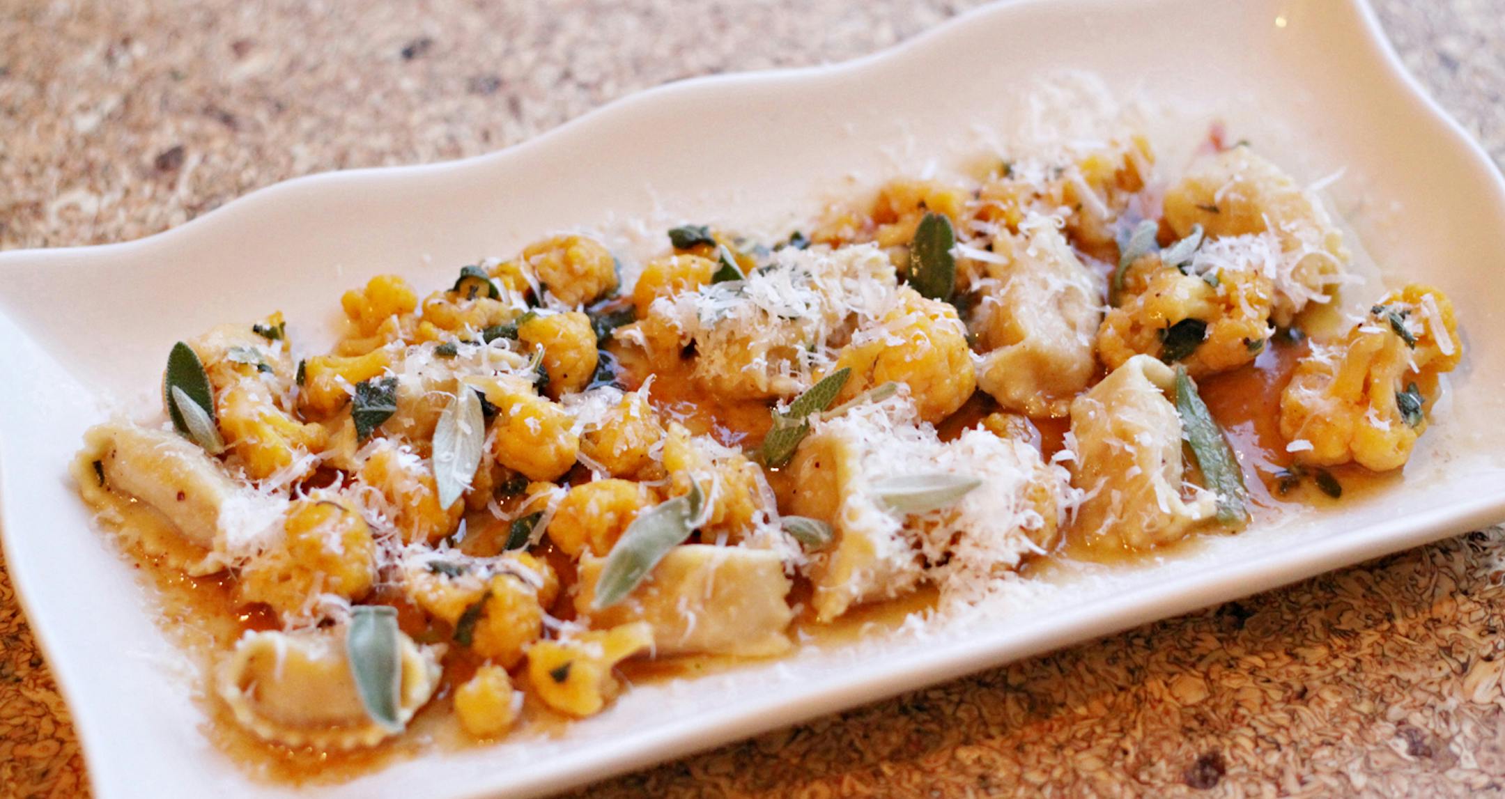 Cauliflower Ravioli at Common Roots Cafebestmn2012 bestmn2012