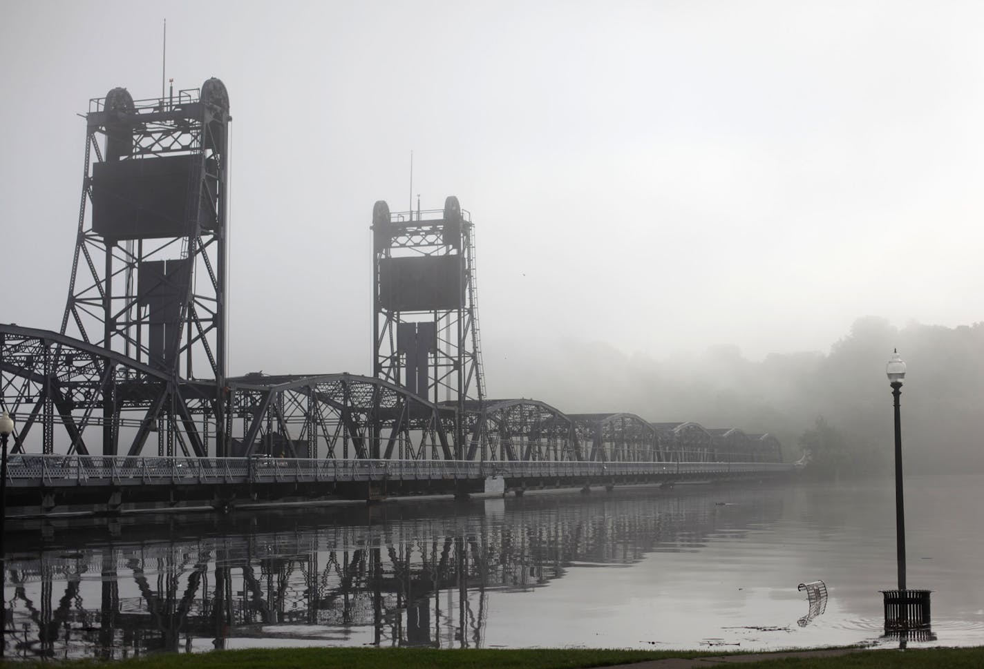 The Stillwater Lift Bridge, which connects Hwy. 36 on the Minnesota side to Wisconsin&#x2019;s Hwy. 64, is closed indefinitely due to rising waters on the St. Croix River.