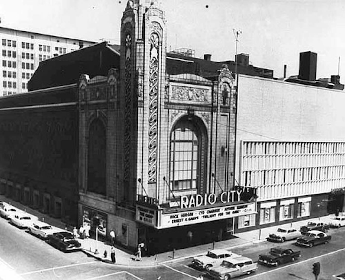 Radio City Theater in Minneapolis circa 1958.