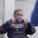 Supreme Court Justice Ruth Bader Ginsburg is shown mid-workout in "RBG."