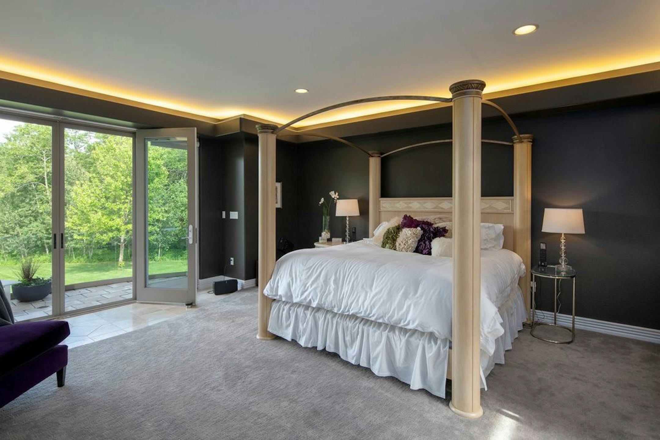 The master bedroom.