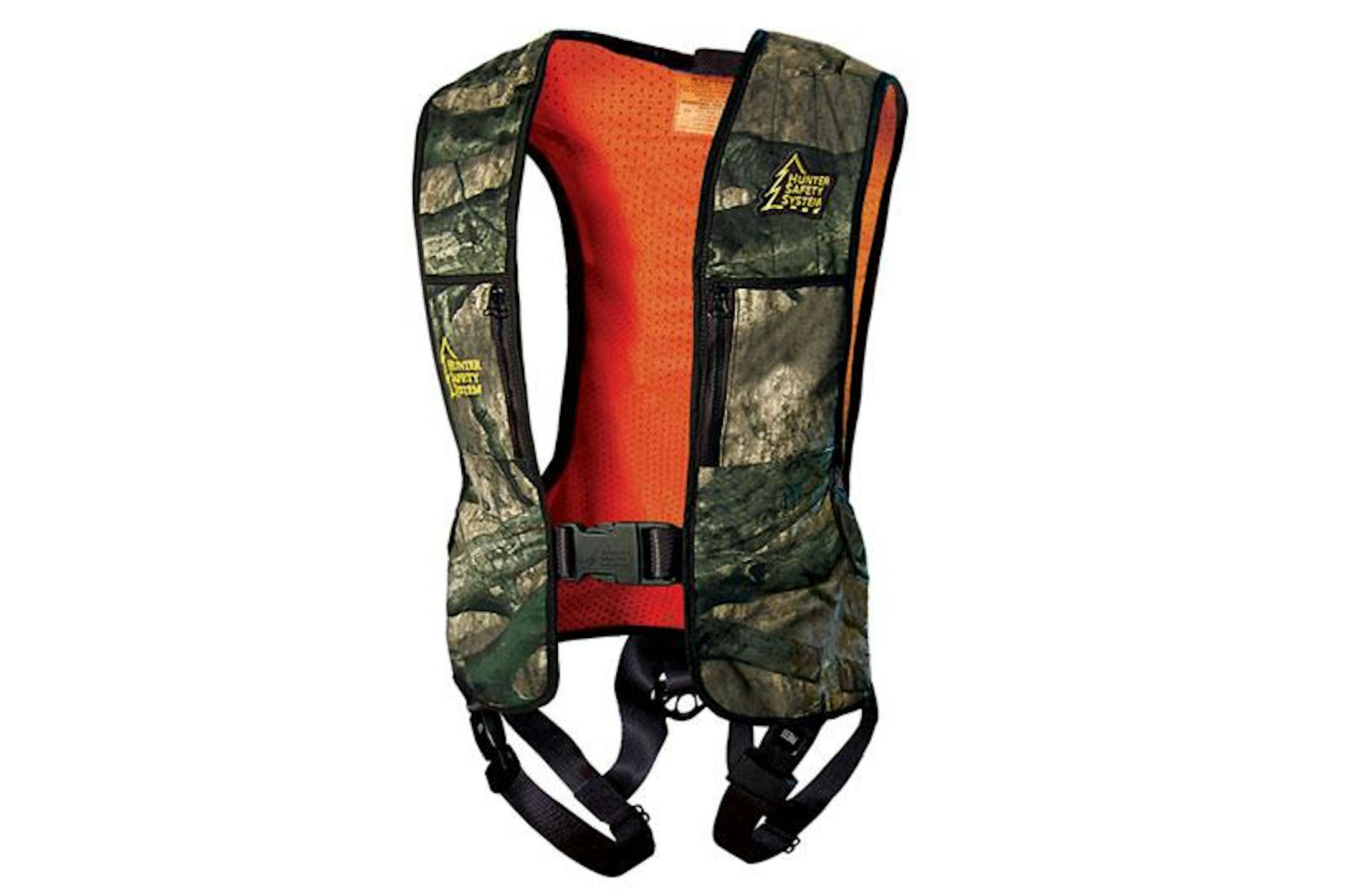 This Hunter Safety Systems' Full Body Harness employs state-of-the-art design to keep hunters safe from falls.