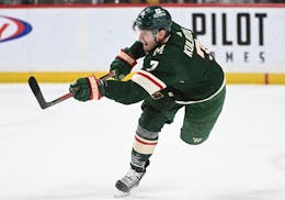 Wild defenseman Dmitry Kulikov attempted a shot against Vancouver in April at Xcel Energy Center.