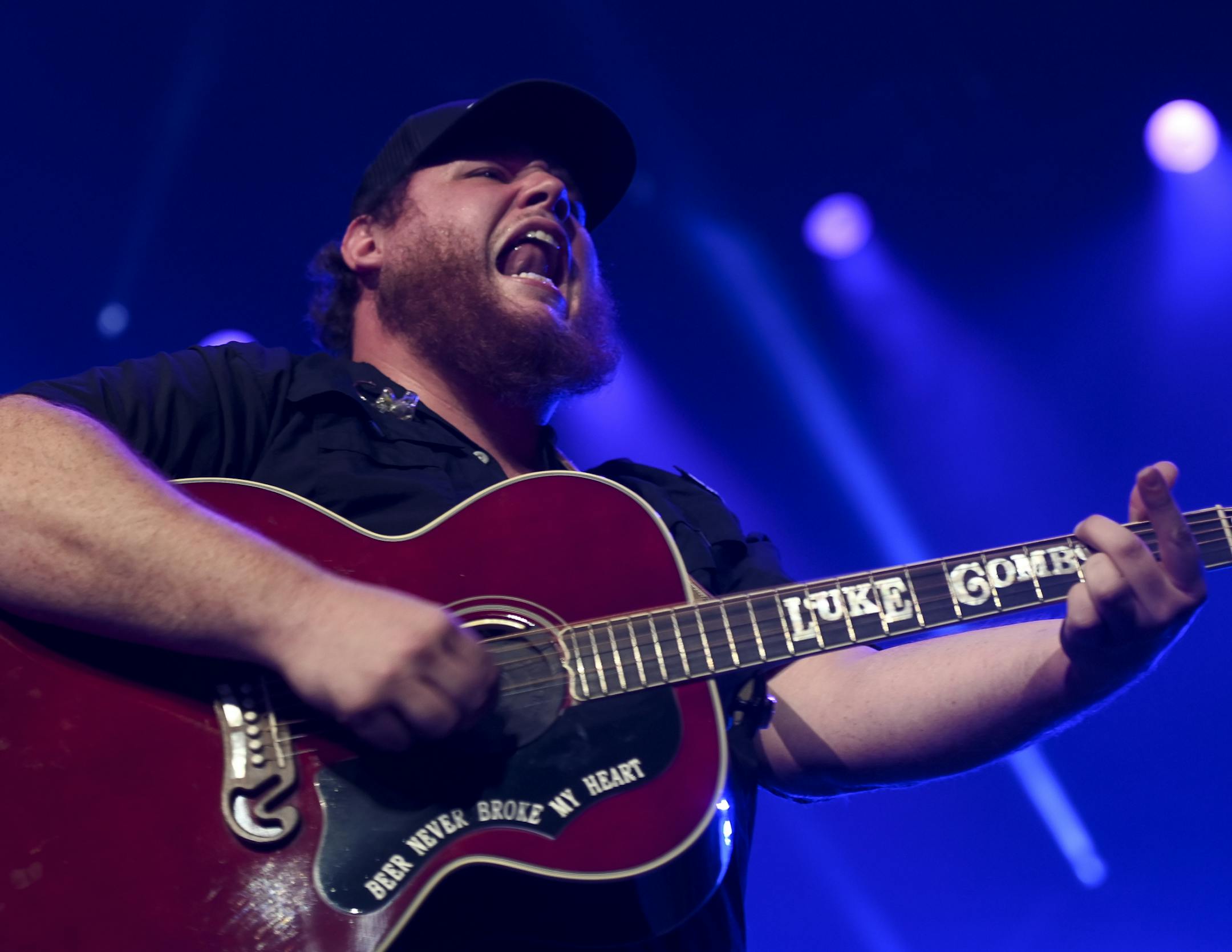 Luke Combs performed a sold-out show on Saturday, Sept. 28, 2019 at the Xcel Energy Center in St. Paul, Minn. ] Aaron Lavinsky • aaron.lavinsky@startribune.com Luke Combs performed a sold-out show on Saturday, Sept. 28, 2019 at the Xcel Energy Center in St. Paul, Minn.