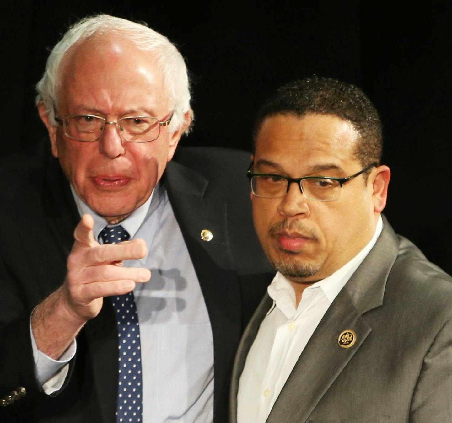 U.S. Rep. Keith Ellison, D-Minn., has become an active surrogate for Bernie Sanders.