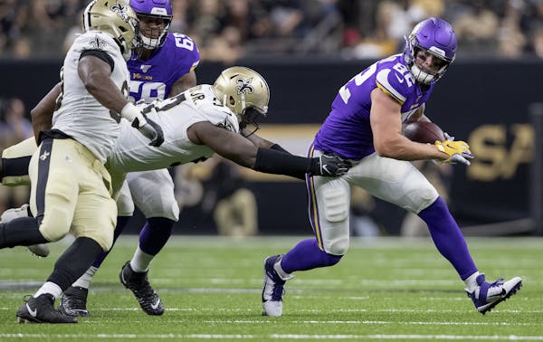 Hartman: Rudolph ready to lead dynamic group of Vikings tight ends