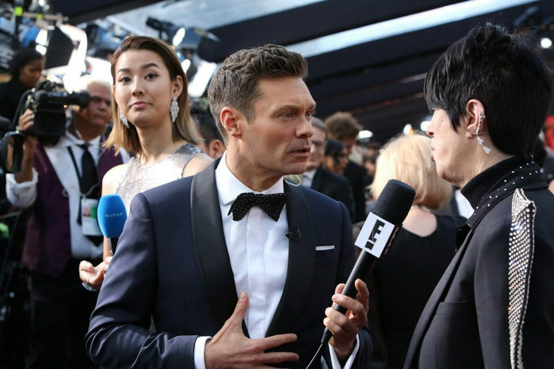 Ryan Seacrest on the red carpet before the 90th Academy Awards at the Dolby Theater in Los Angeles, March 4, 2018.