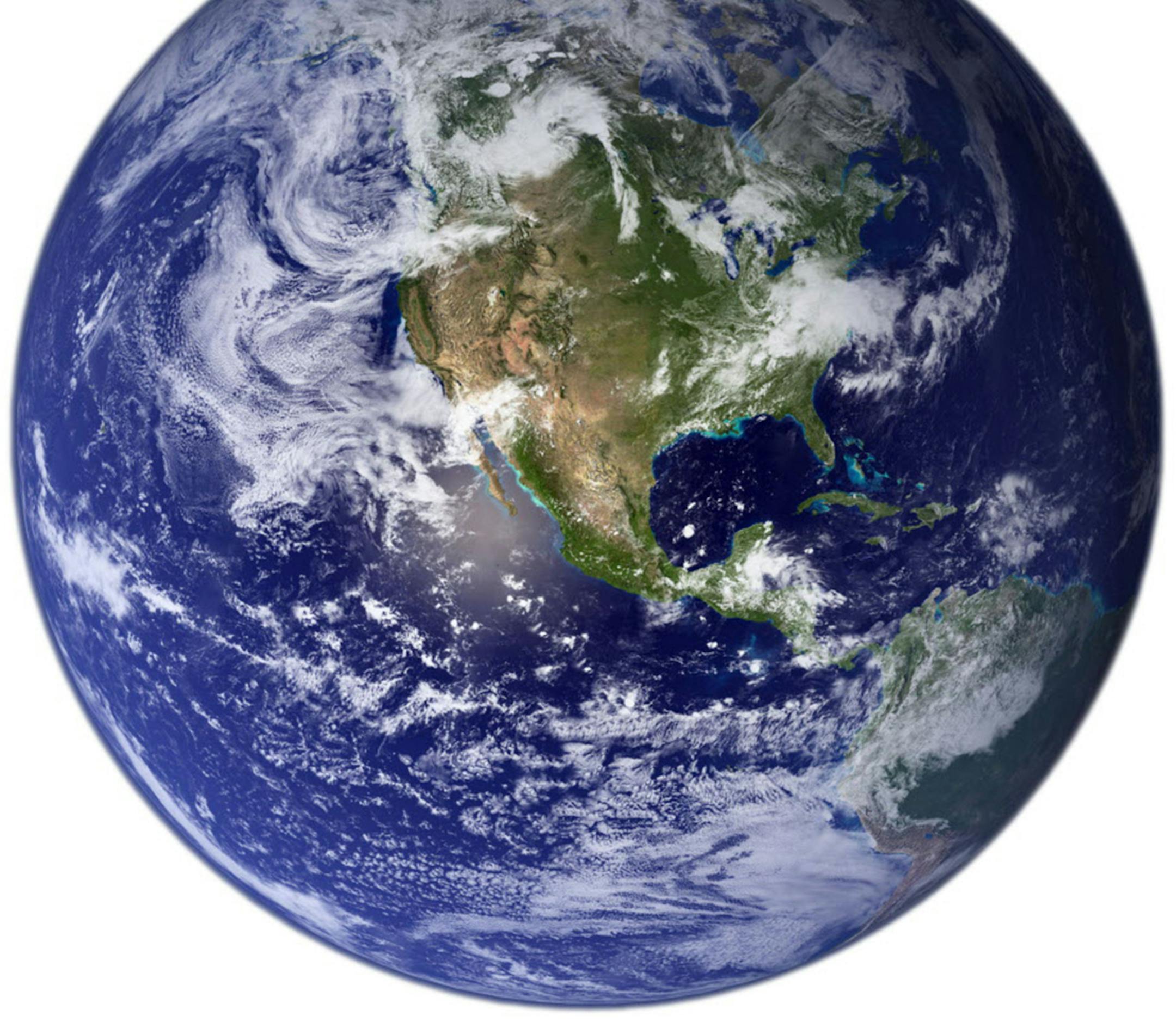 In this recent photo composite image from NASA made over a span of several months and from different angles, the earth can be seen from space, 1007. Using a collection of satellited-based observations, scientists stitched together months of observations of the land surface, oceans, sea ice, and clouds into a seamless mosaic of every square mile of the planet. (AP Photo/NASA) ORG XMIT: MIN2013041711383275 ORG XMIT: MIN1304171215531209