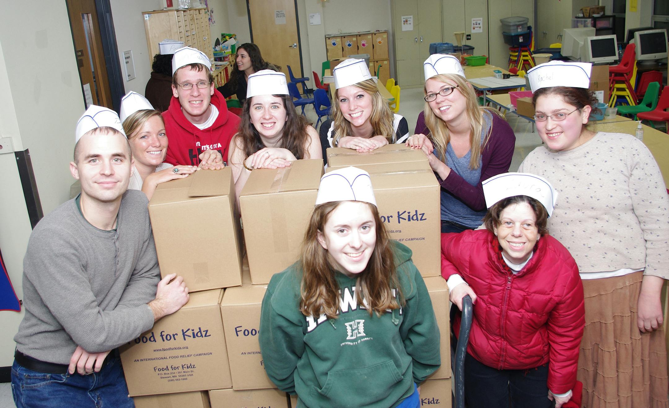 Feed My Starving Children. Photo b Anita Lewis, the inclusion director at the Sabes Jewish Community Center
