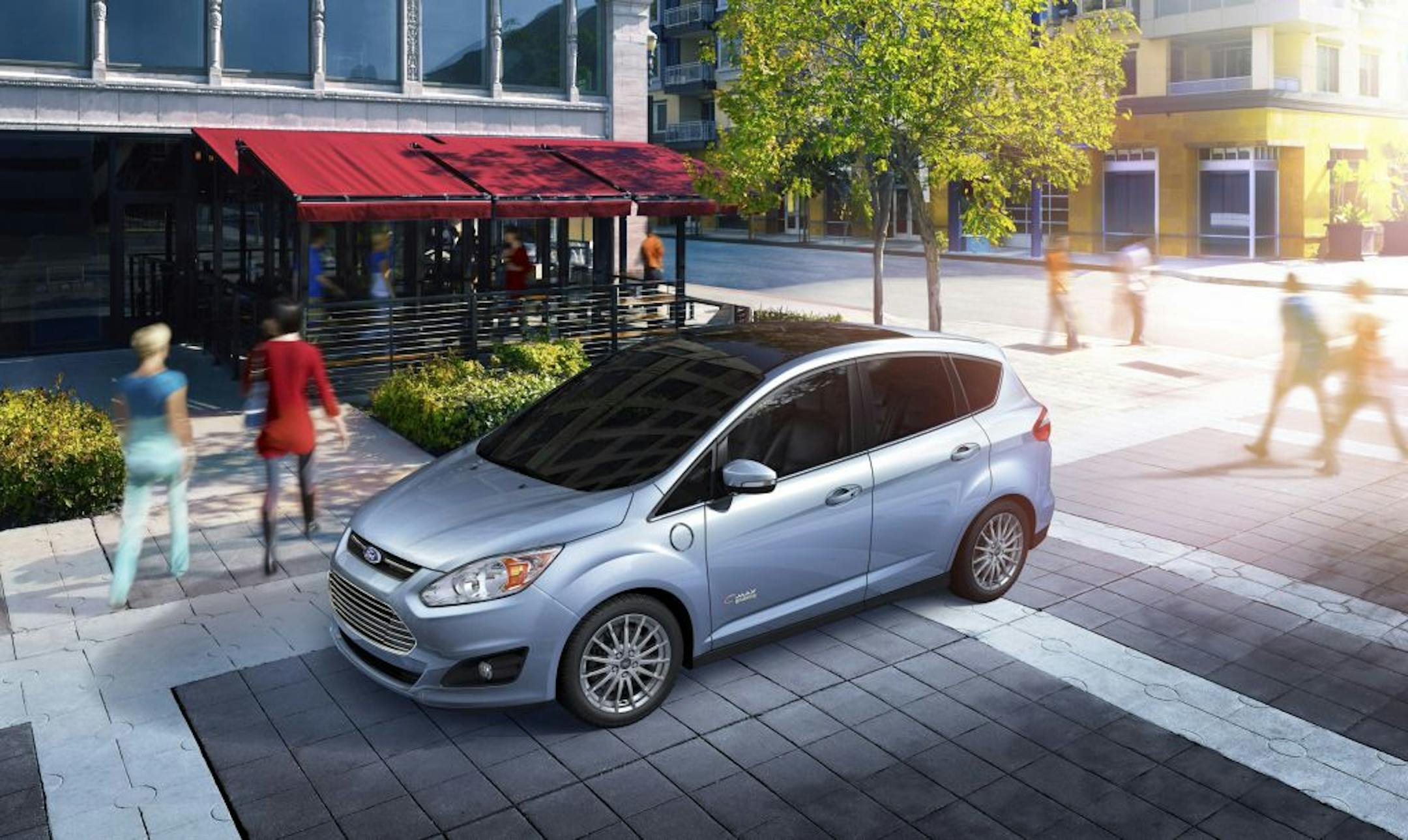 Ford is adding competitive pressure with its C-Max Energi plug-in hybrid, above, which the automaker says is the nation's most affordable plug-in hybrid.