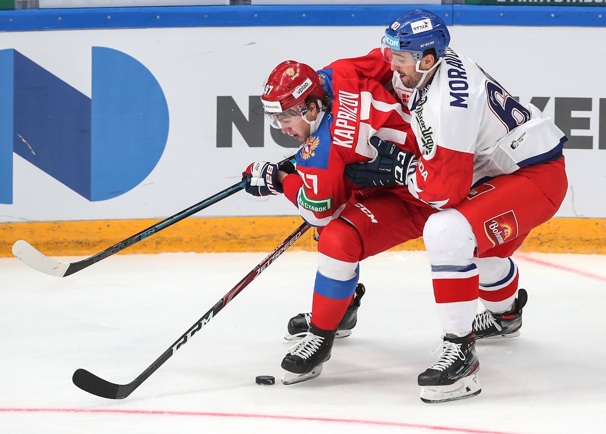 Kirill Kaprizov isn't eligible to play the rest of this season but signed a two-year deal with the Wild on Monday.