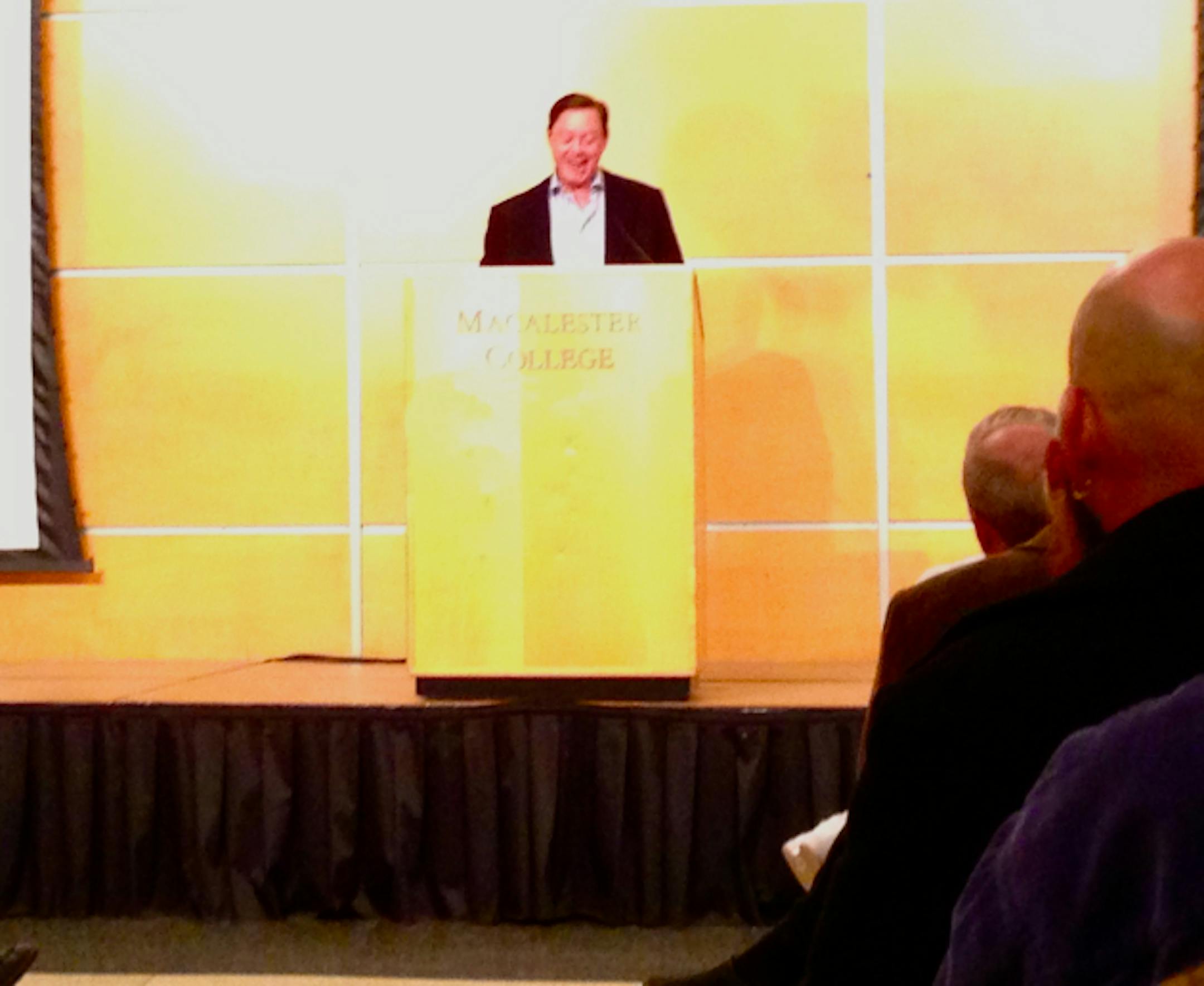 Andrew Solomon at Macalester College.