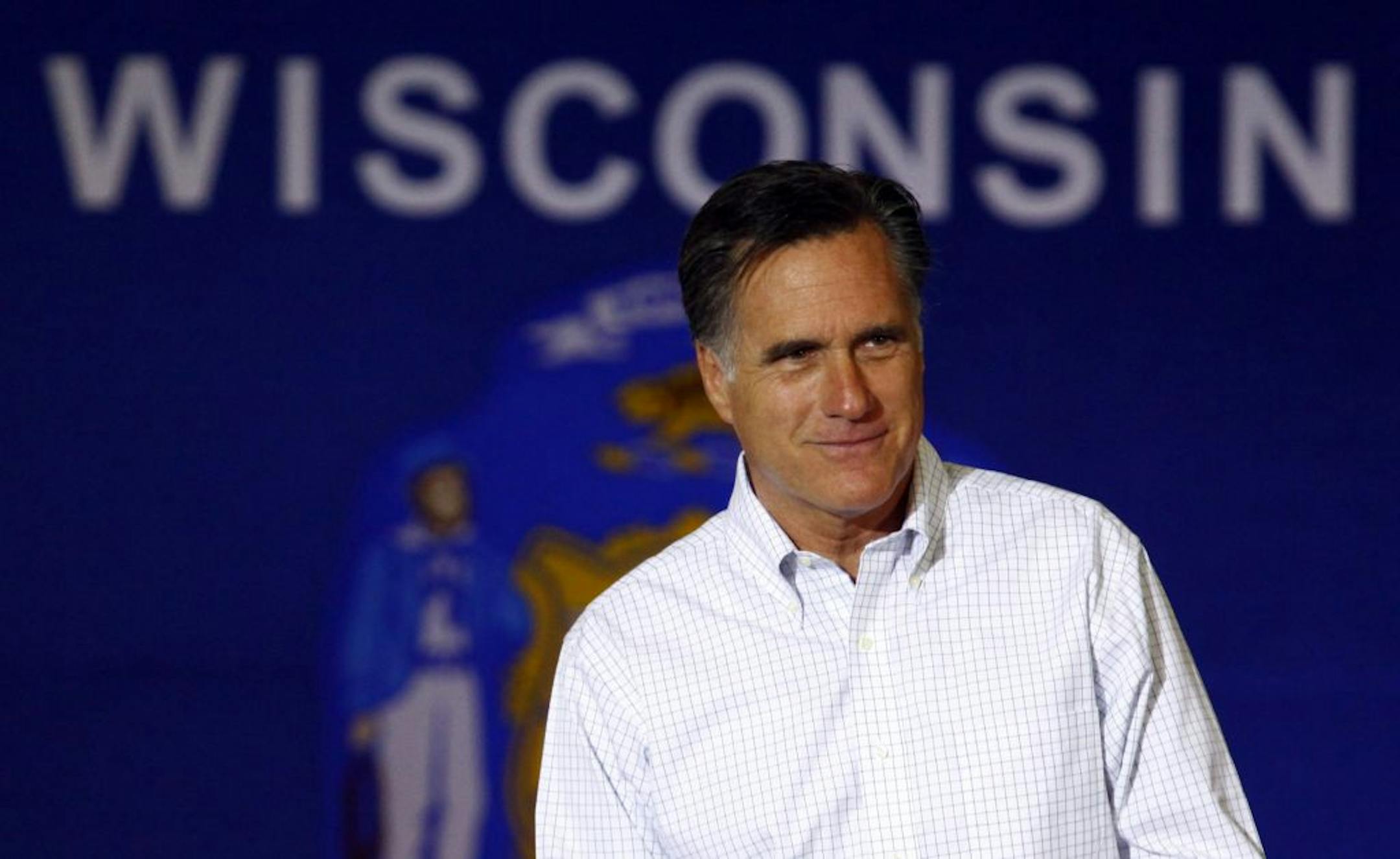Former Massachusetts Gov. Mitt Romney, a candidate for the Republican presidential nomination, at a town hall meeting in Muskego, Wis., March 31, 2012. Senior Republicans say that a Romney victory over Rick Santorum on Tuesday would effectively close the first phase of the primary season.