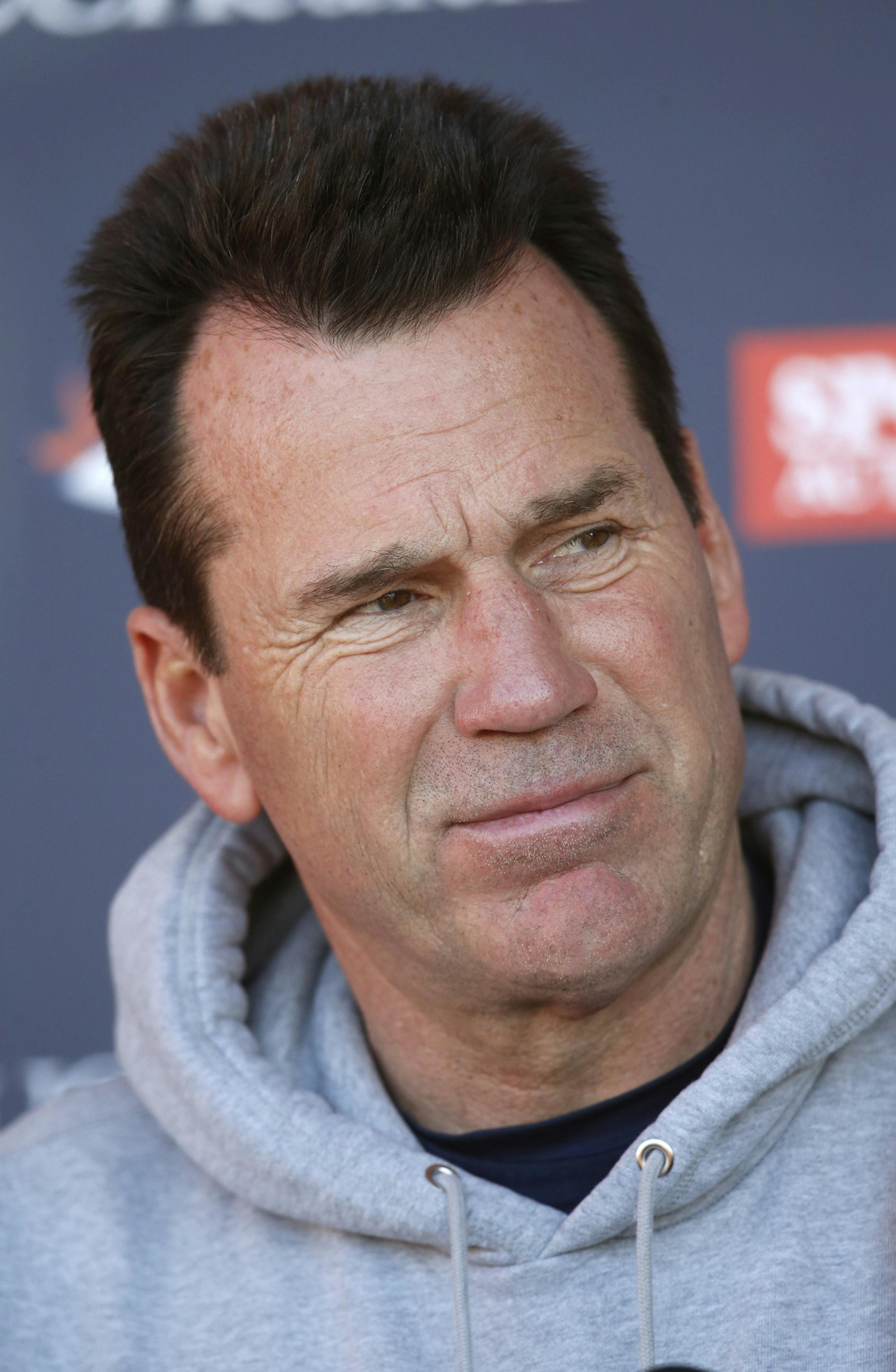 Denver Broncos coach Gary Kubiak considers question during a news conference following the NFL football team's practice Friday, Jan. 22, 2016, in Englewood, Colo. The Broncos are scheduled to host the New England Patriots in the AFC championship game Sunday in Denver. (AP Photo/David Zalubowski)