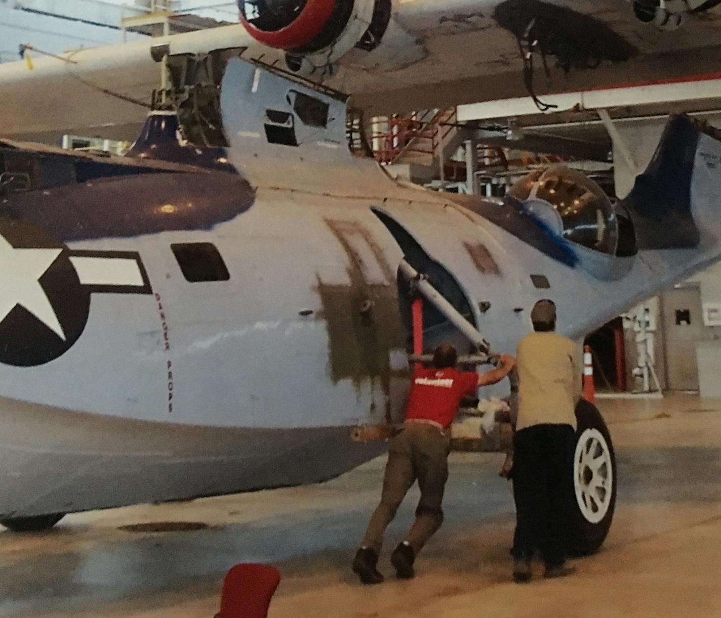 Volunteers of the Commemorative Air Force's Lake Superior Squadron 101 hope to have this Consolidated PBY-6A Catalina airborne again in 2020.