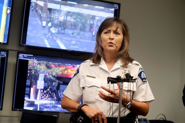 Chief Janee Harteau met with those involved after the incident.