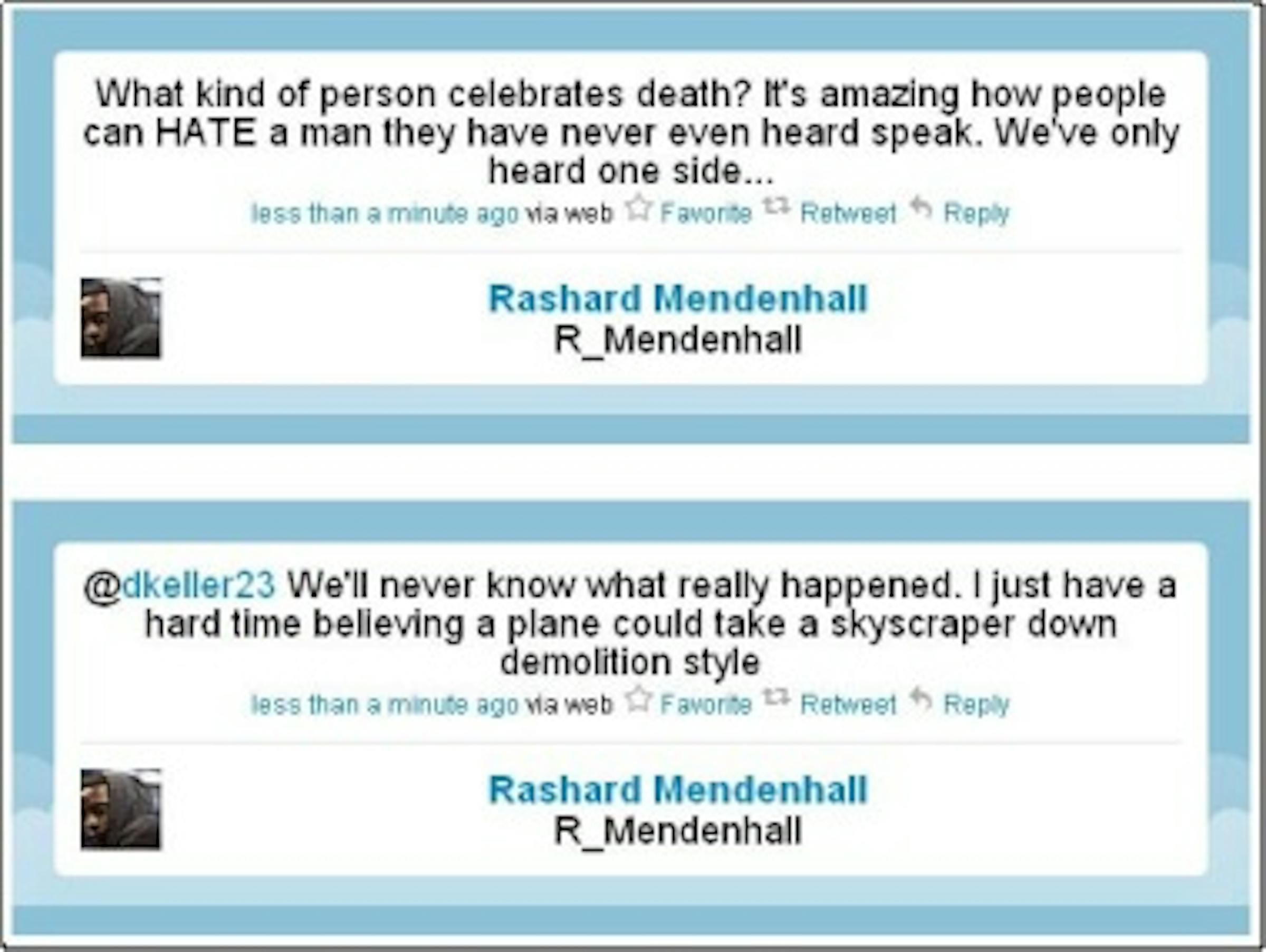 Mid-day talker: Rashard Mendenhall attempts clarification on bin Laden  tweets, makes a lot of sense, image size:2400x1257