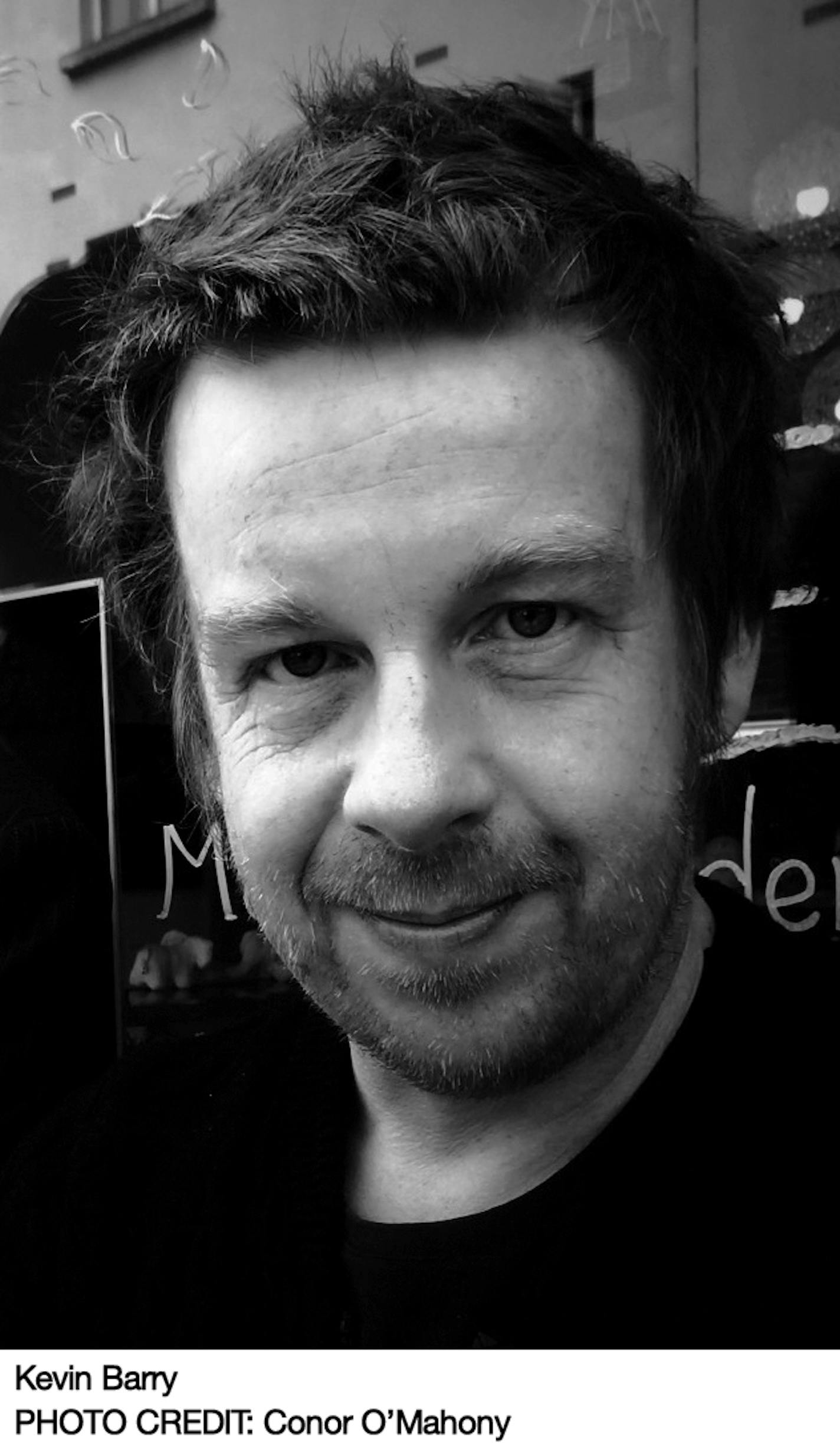 Kevin Barry, photo by Conor O'Mahony