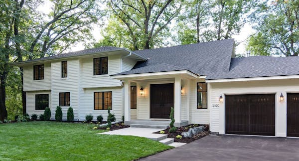 This modern farmhouse-style home in Wayzata was recently transformed by Boyer Building Corp.