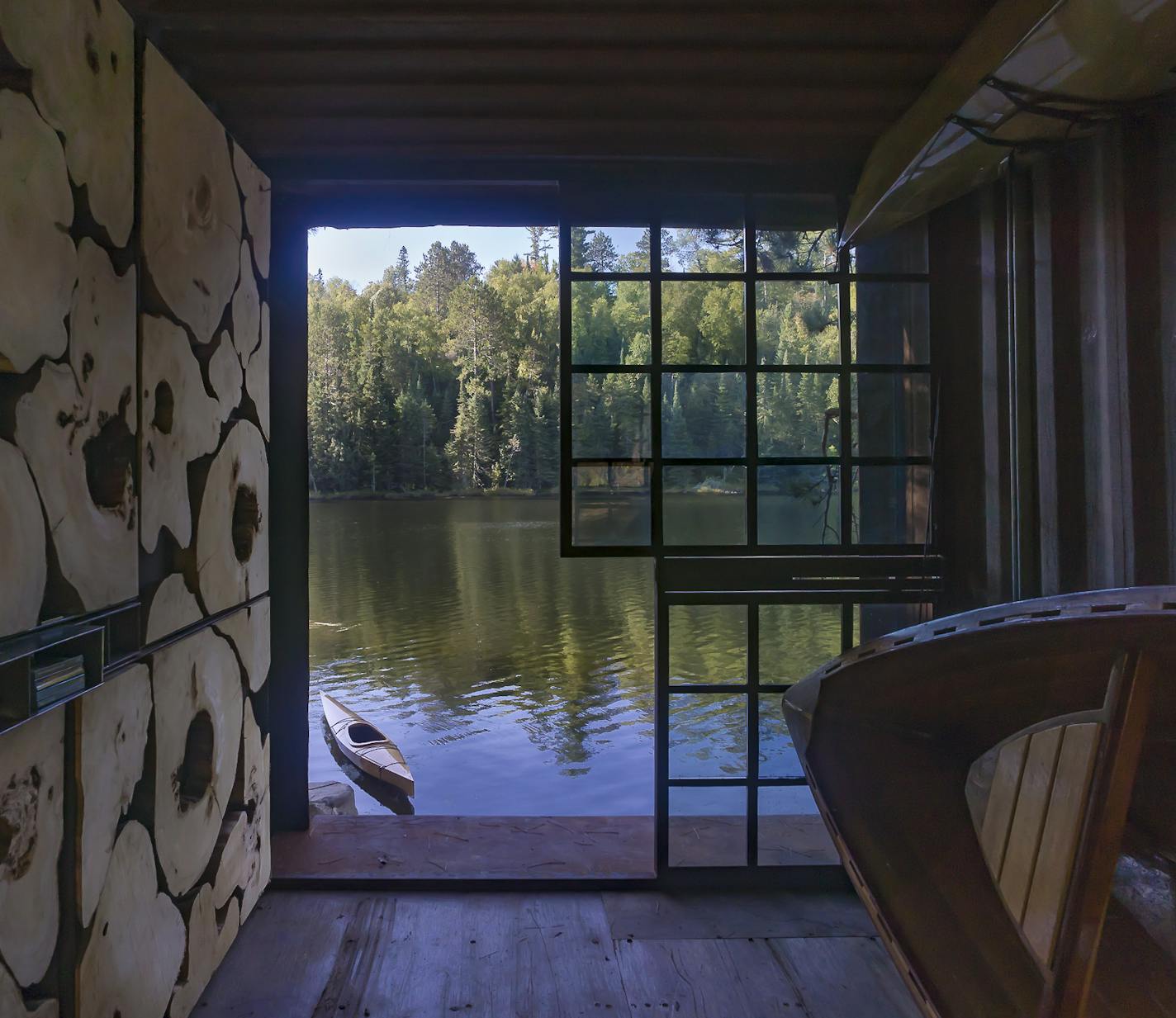 Foraged Boathouse, Togo, Minn.