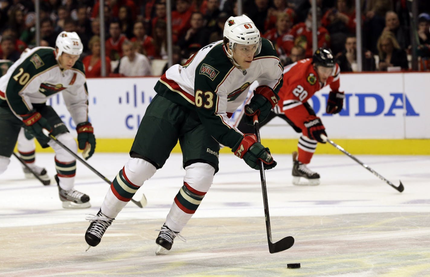 Minnesota Wild's Charlie Coyle (63)