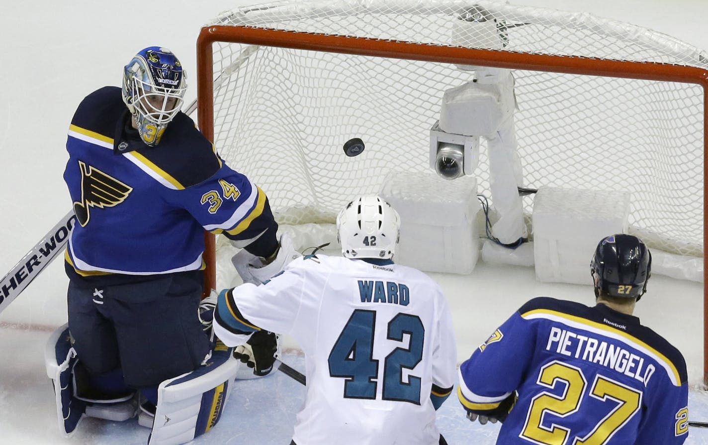 St. Louis Blues goalie Jake Allen