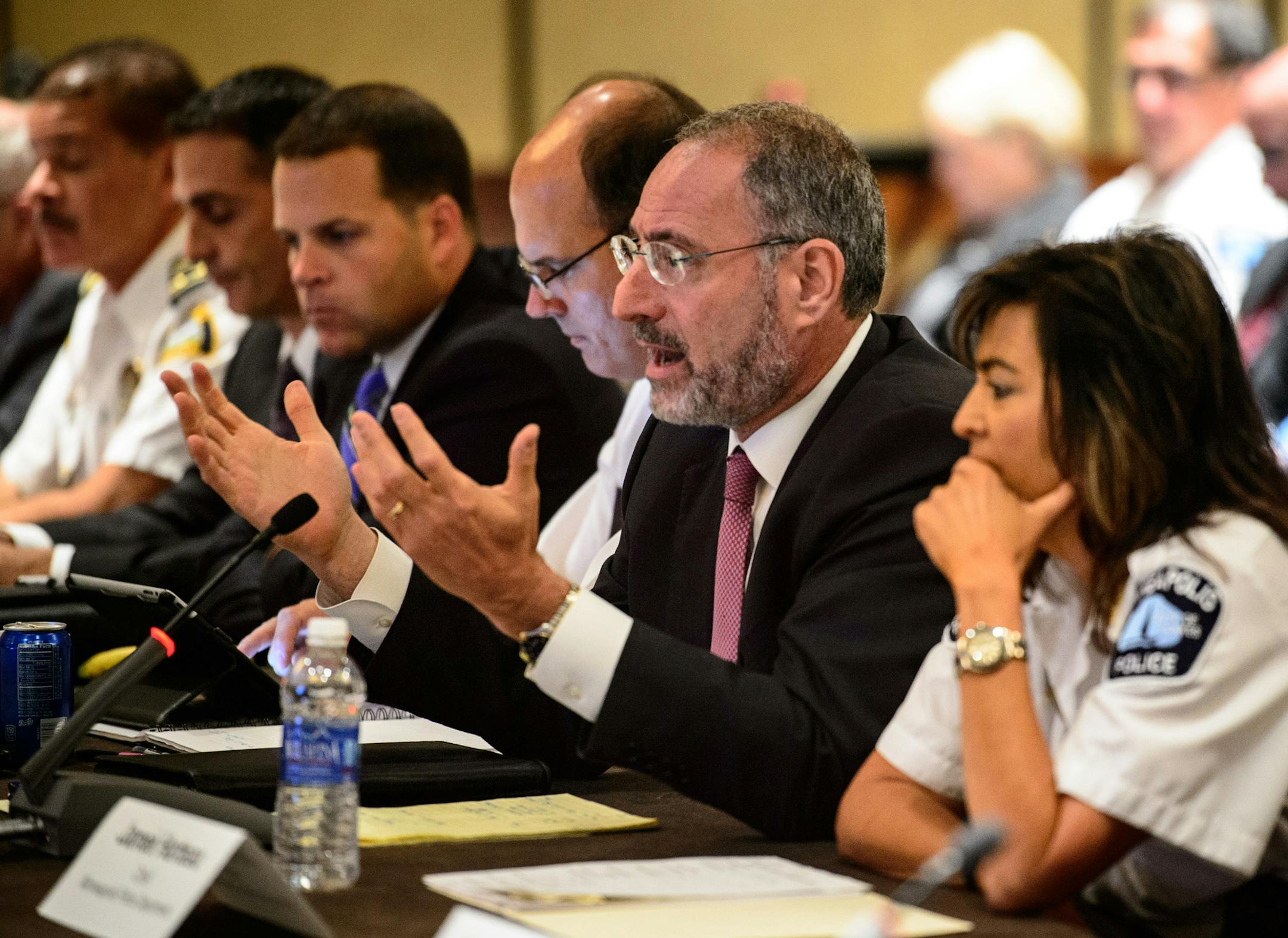 U.S. Attorney Andy Luger spoke about heroin problems in Minneapolis. Minnesota's top law enforcement officials, prosecutors and medical and treatment experts met Thursday for a summit on the extent of the heroin problem in the state and what to do about it. The Twin Cities, like other cities nationwide, isn't unique in the record-number of deaths due to heroin overdoses. ] Minneapolis , MN -- Thursday, September 4, 2014. GLEN STUBBE * gstubbe@startribune.com