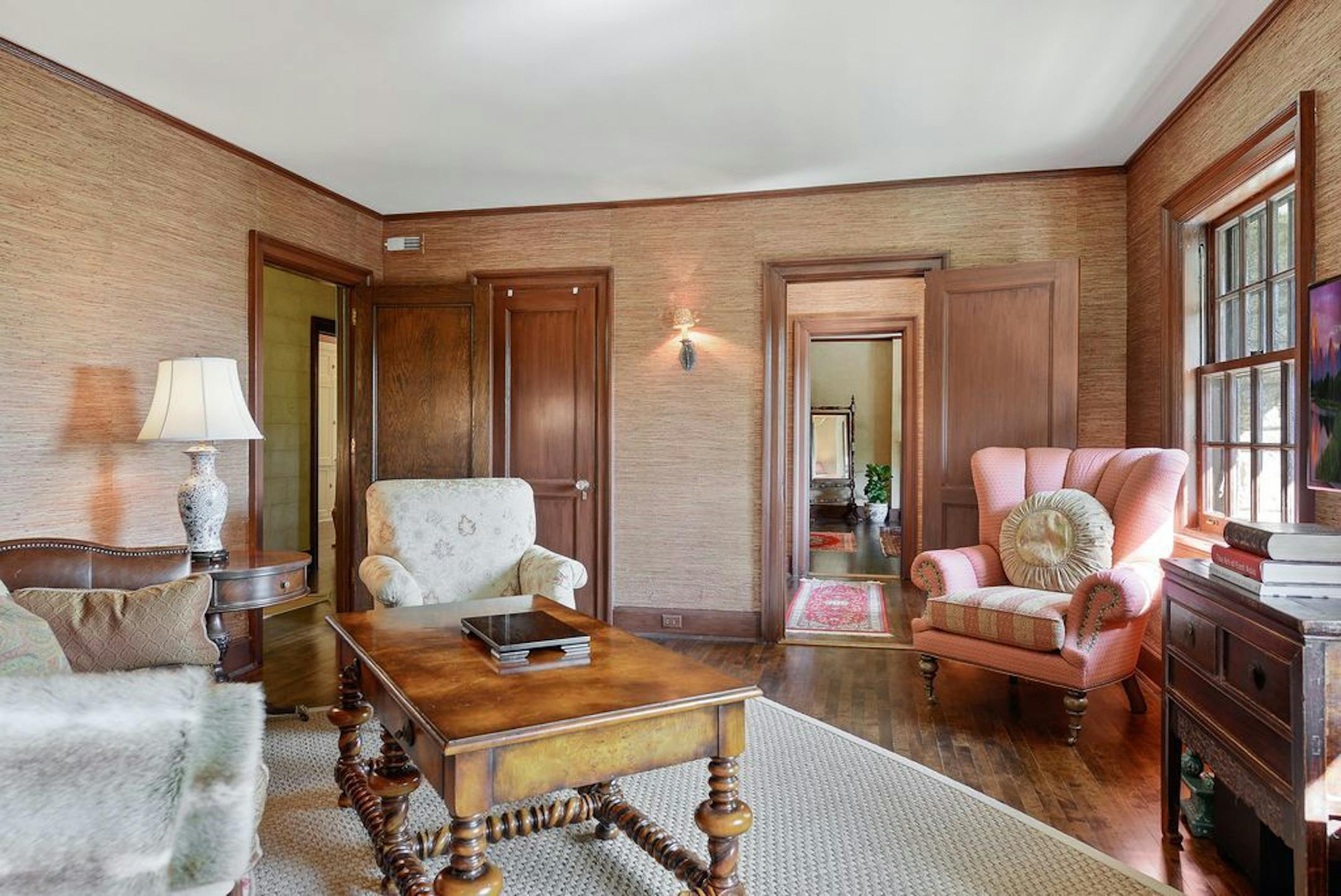 There's also a sitting room off the master bedroom.