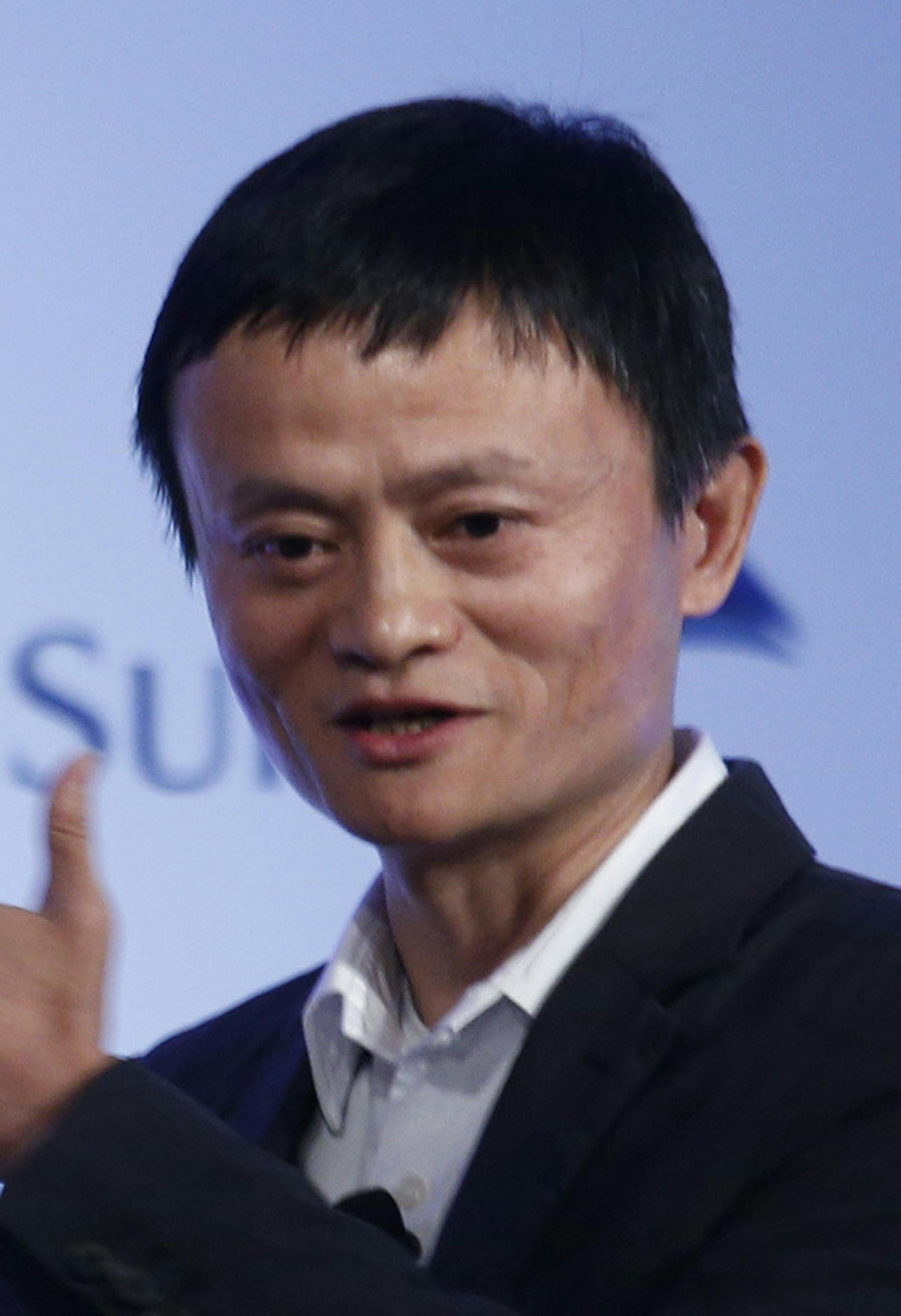 Jack Ma, chairman of China's largest e-commerce firm Alibaba Group.