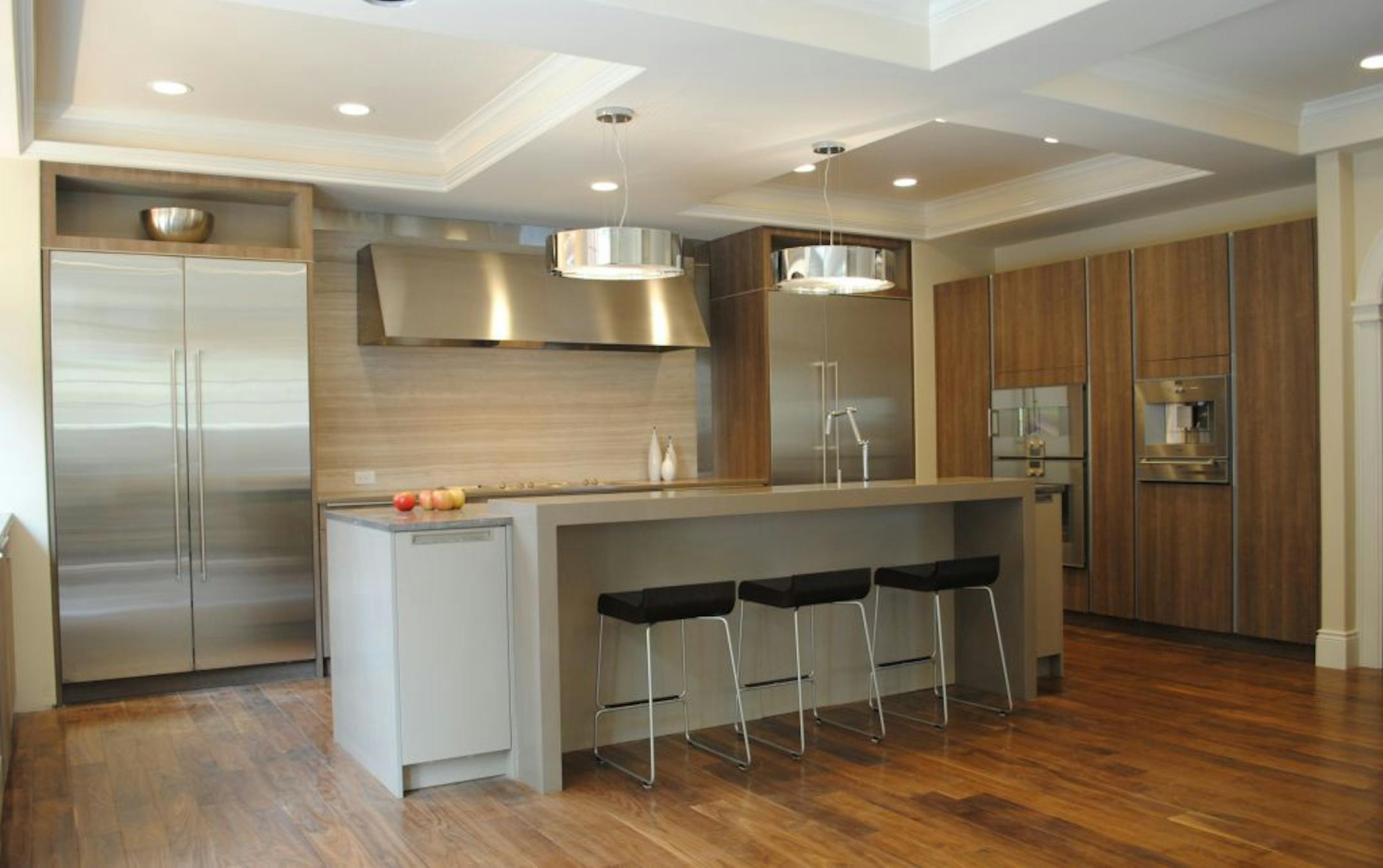 This contemporary-style kitchen was featured on last year's ASID Kitchen and Bath Tour