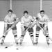 Huffer Christiansen (center) centered a high-scoring Minnesota Duluth line with winger Pat Francisco (left) and Bruce McLeod in the 1966-67 season.
