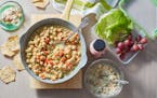 Photo by Dennis Becker, Food styling by Lisa Golden Schroeder. Make curried chickpeas as a side dish for dinner ... and turn it into a vegan sandwich 