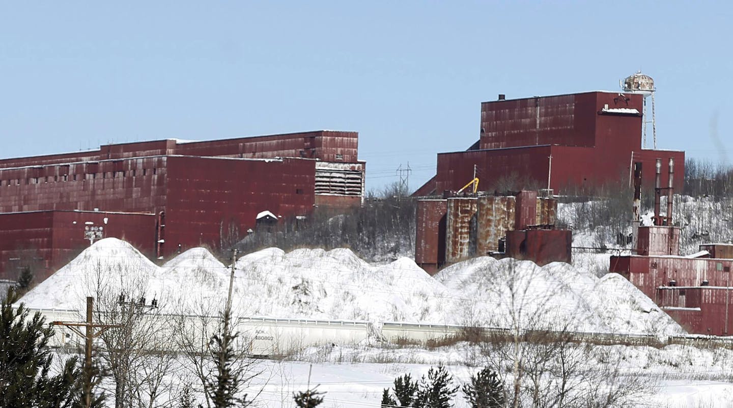 FILE - In this Feb. 10, 2016, file photo, the closed LTV Steel taconite plant is abandoned near Hoyt Lakes, Minn. The Army Corps of Engineers has awarded the planned PolyMet copper-nickel mine in northeastern Minnesota the final permit it needs to proceed. The permit deals with how PolyMet will mitigate its effects on wetlands. PolyMet calls it a "historic achievement" that will let it move forward with Minnesota's first copper-nickel mine. Minnesota regulators issued the other key permits for t