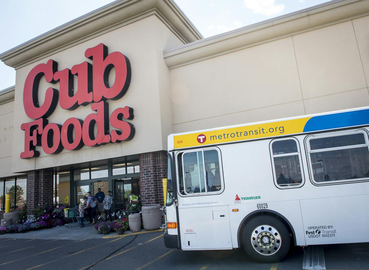 A Metro Transit bus drove past the entrance of the Cub supermarket Thursday afternoon at 13020 Riverdale Drive in Coon Rapids. ] (AARON LAVINSKY/STAR TRIBUNE) aaron.lavinsky@startribune.com The owner of a busy Coon Rapids shopping mall has notified Anoka County that they want OFF the bus route because its dropping off too many loiterers. The busy route has been hailed a successful effort at suburban mass transit. The two big mall tenants, Wal-Mart and Cub, haven't complained but the smaller reta