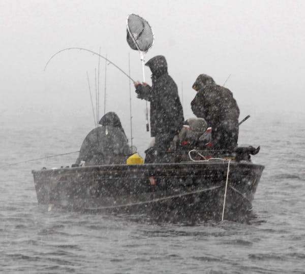 The weather was brutal for the 2008 fishing opener at Upper Red Lake, but at least there was open water. This year, some northern lakes are in danger 