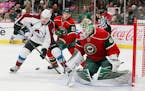 Wild goalie Devan Dubnyk leads the NHL in goals-against average (1.66), save percentage (.946) and shutouts (four).