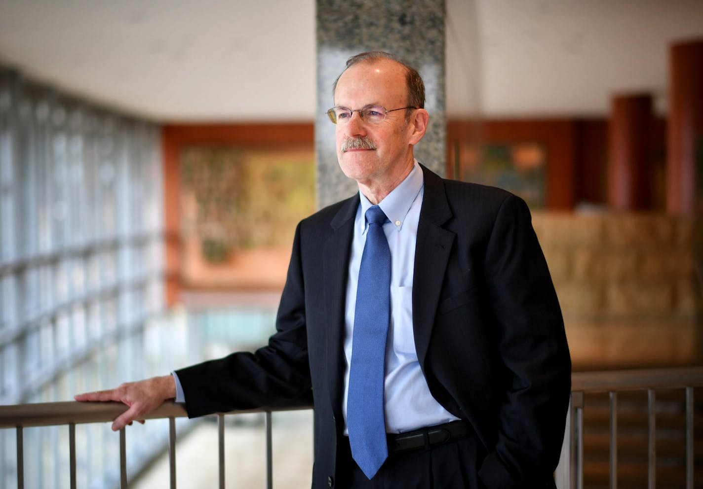 Jim Lyon is the first vice president and chief operating officer of the Federal Reserve Bank of Minneapolis and is retiring after 40 years. ] GLEN STUBBE &#xef; glen.stubbe@startribune.com Thursday, March 9, 2017 For just over 40 years, Jim Lyon has worked at the Minneapolis Fed. Now, he's about to retire as its No. 2, but he has been its glue through multiple leaders. Jim Lyon, first vice president of the Minneapolis Fed, who is retiring after a 40-year career that climaxed a few years ago as t