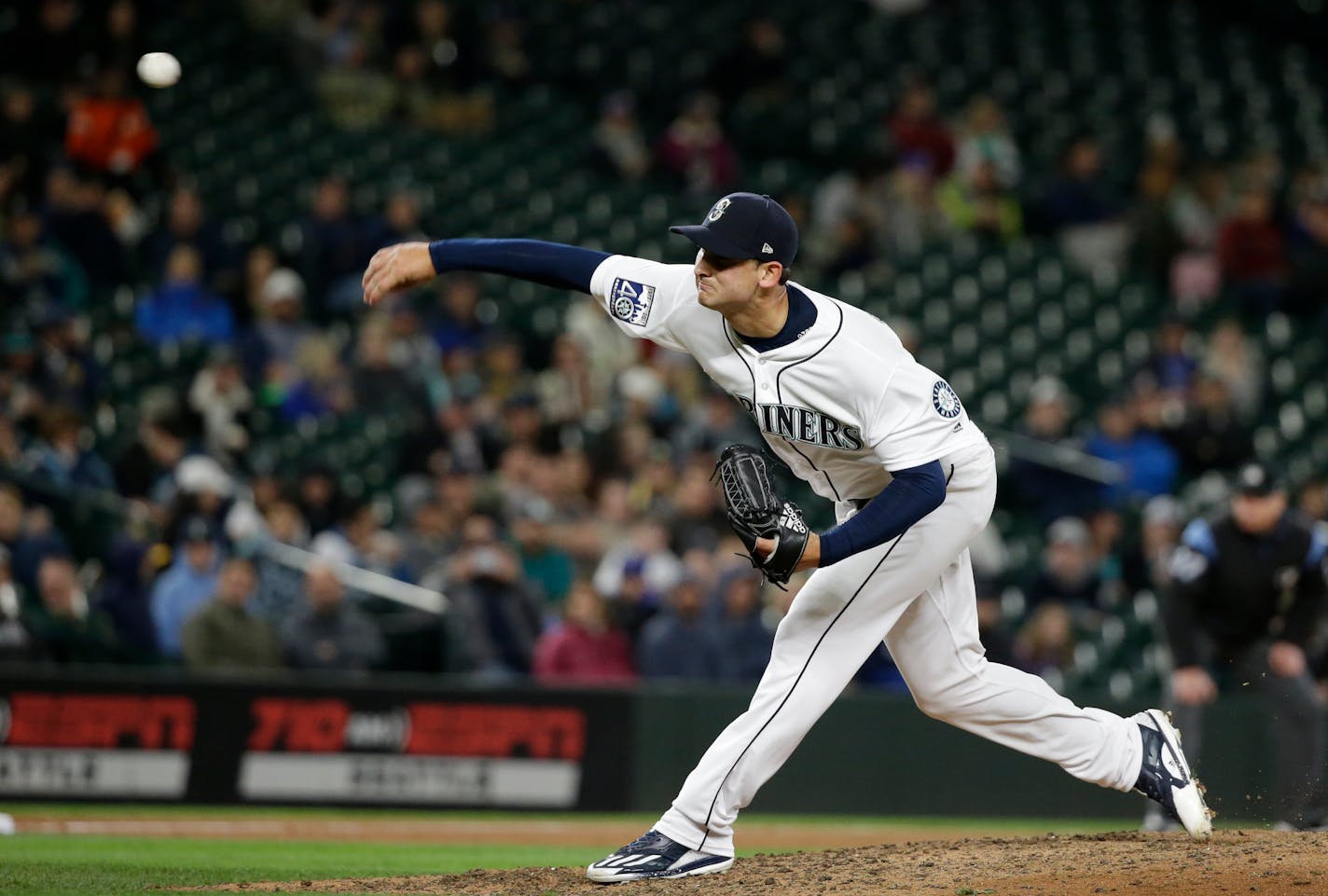 Chase De Jong, who pitched in seven games last season for Seattle, is a September call-up for the Twins this season. He's also an avid golfer, engaged to Chrissy Langer.