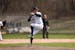 St. Olaf senior Sam Lavin is 6-2 as a pitcher and carries a .390 batting average as well. (Michael Turner, St. Olaf Athletics)
