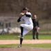 St. Olaf senior Sam Lavin is 6-2 as a pitcher and carries a .390 batting average as well. (Michael Turner, St. Olaf Athletics)