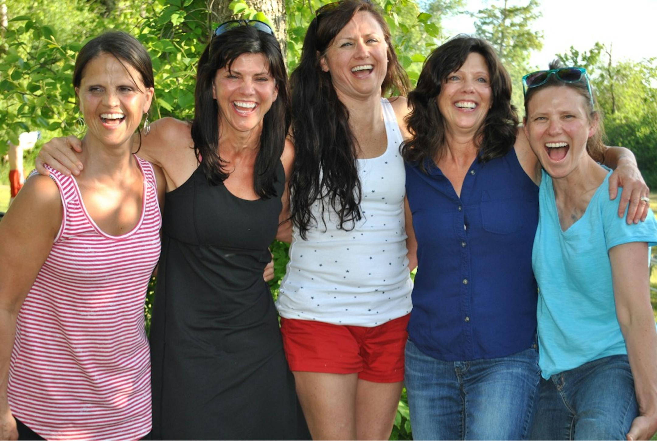 Bernice (second from left) with her sisters