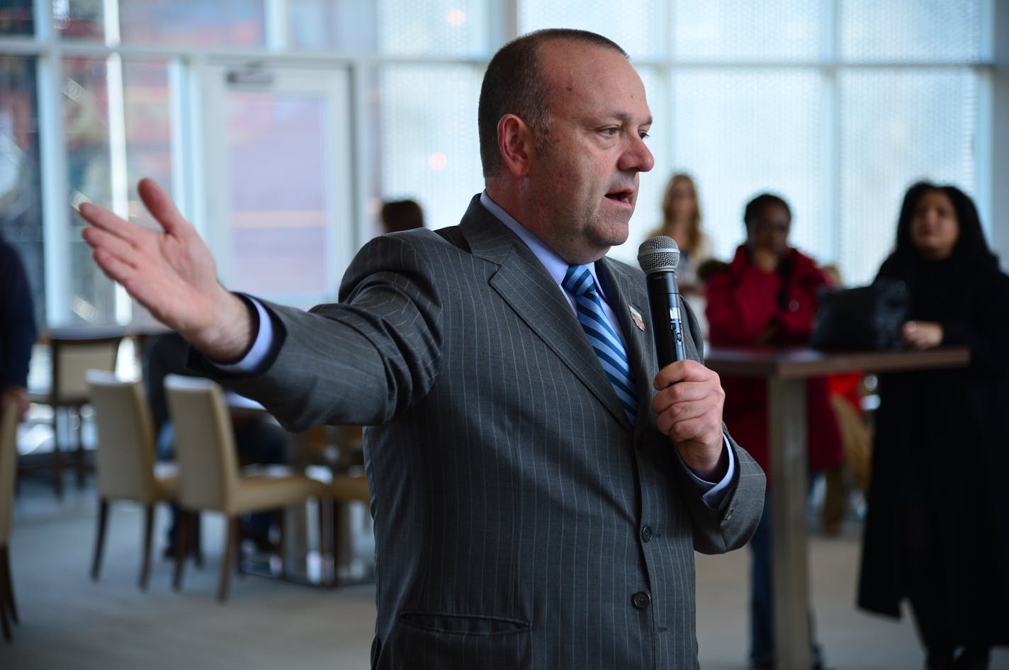 Twins President Dave St. Peter.