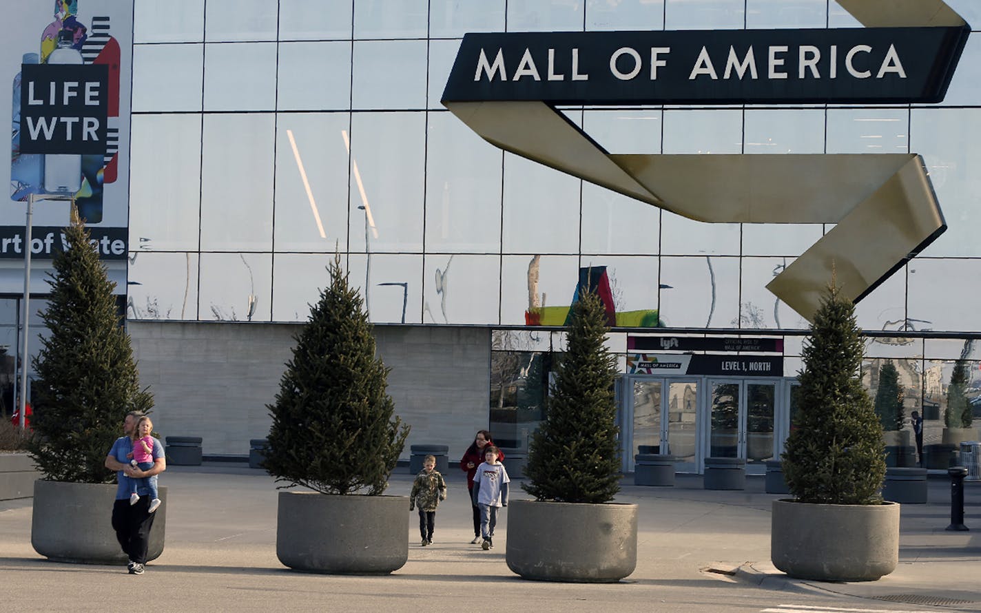 The Mall of America, shown here in March, reopened on Wednesday. (AP Photo/Jim Mone)