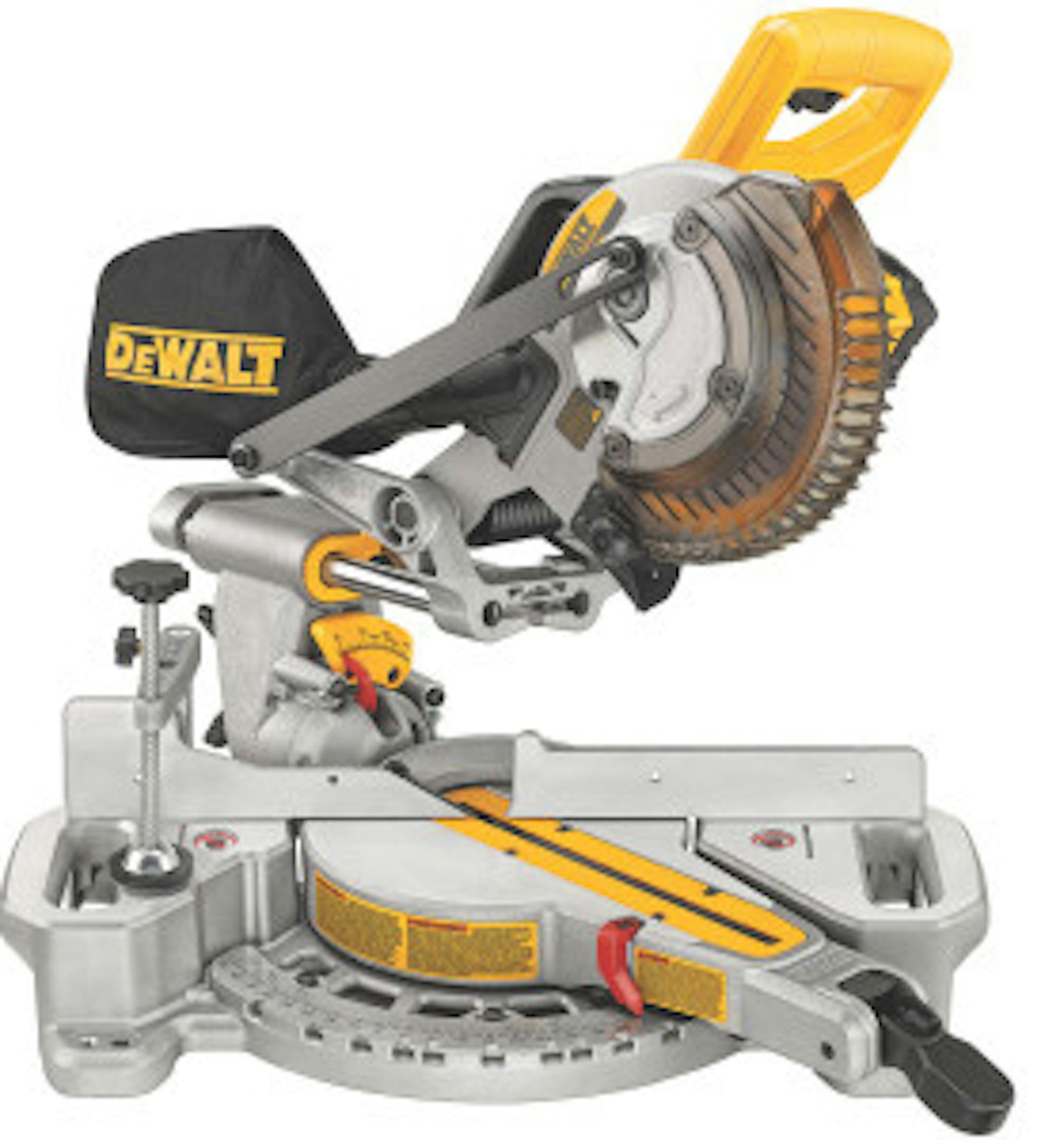 20V MAX, Lithium Ion 7 1/4-inch Sliding Miter Saw credit: DeWalt