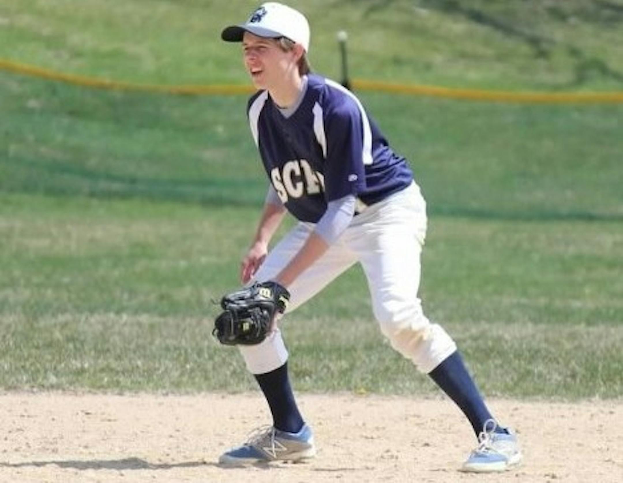 Senior Joe Vondrachek of St. Croix Prep, who plays shortstop and pitches for his team, already holds the Lions' career records for hits, runs and stolen bases.