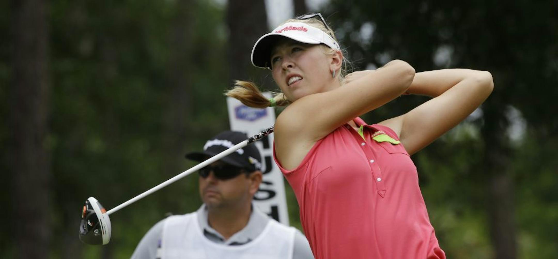 Jessica Korda fired her caddie midway through the third round of the U.S. Women's Open. Korda said she and Jason Gilroyed had several disagreements over the first nine holes Saturday.