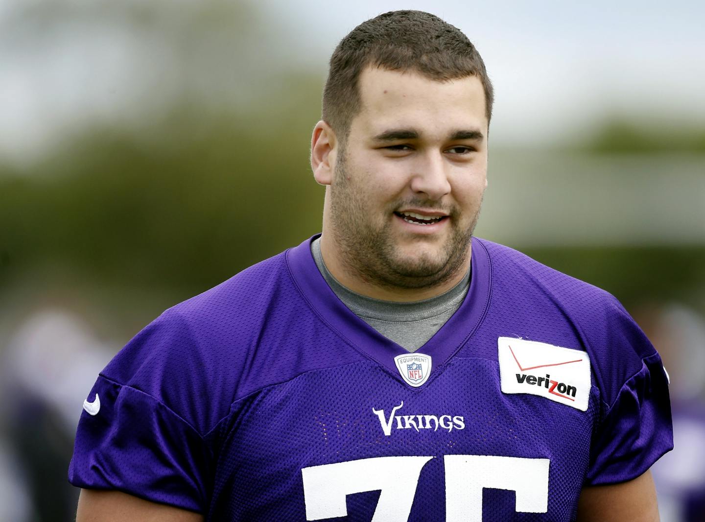 Minnesota Vikings Matt Kalil (75).